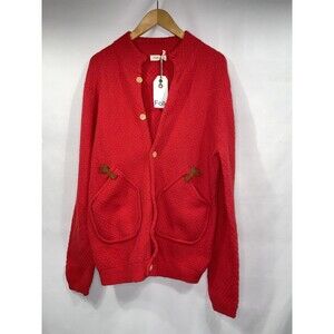 Folk Bobby Strich Button Up Cardigan, XL, FK-00406, NEW with tags